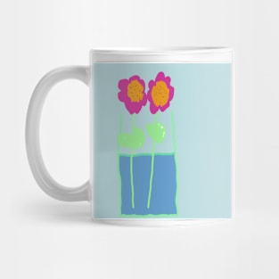 Flowers in a vase Mug